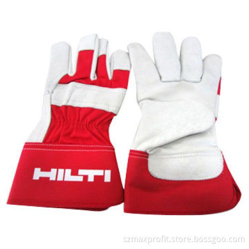 Split leather glove